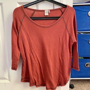 Paper Crane Waffle Knit Top